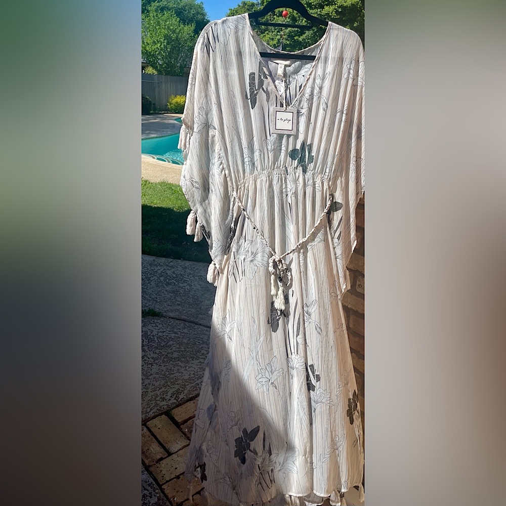 Beach Coverup A La Plage sz M